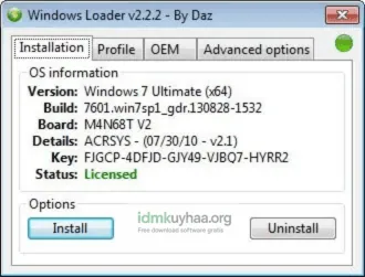 windows 7 loader daz ultimate activator